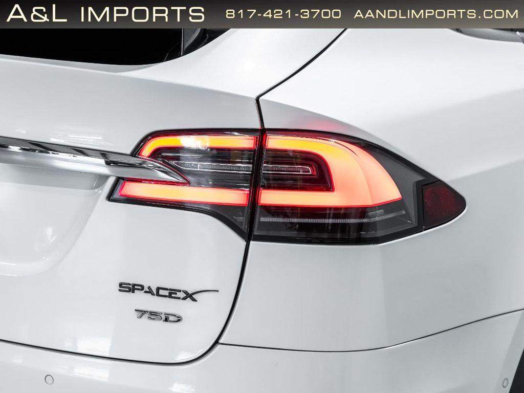 used 2018 Tesla Model X car, priced at $27,950