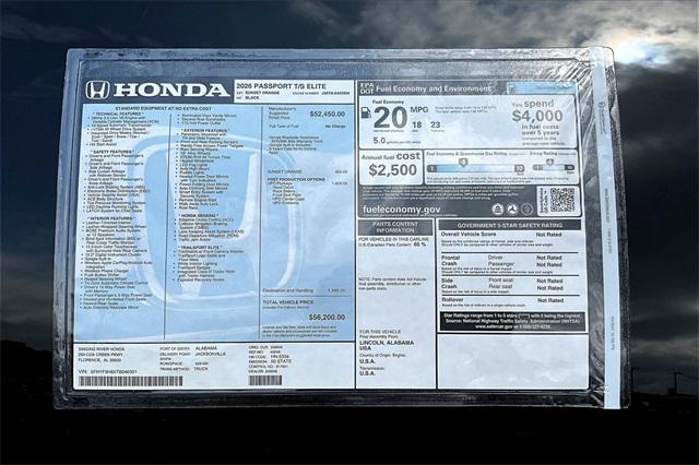 new 2026 Honda Passport car
