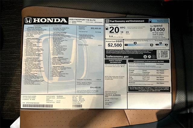 new 2026 Honda Passport car