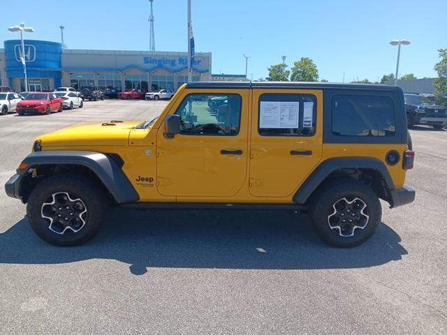 used 2021 Jeep Wrangler Unlimited car, priced at $31,688