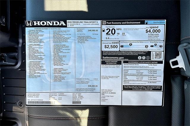new 2026 Honda Ridgeline car