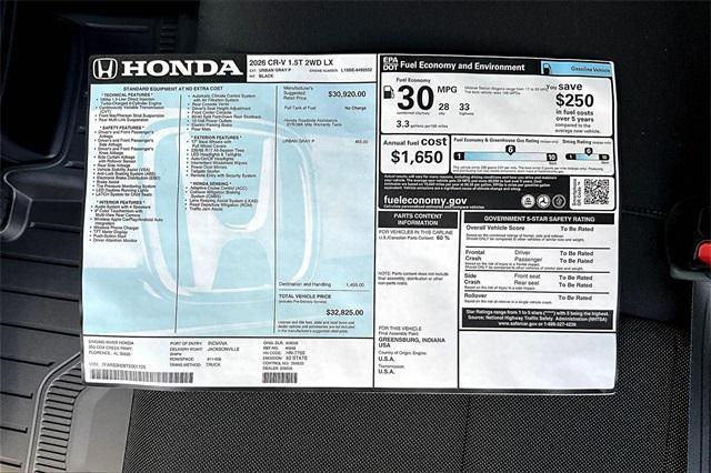 new 2026 Honda CR-V car