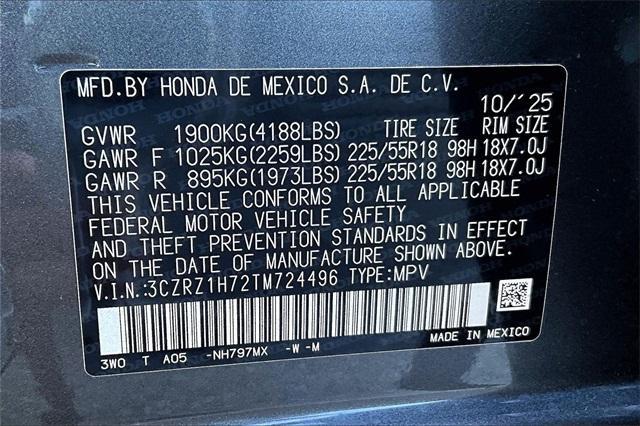 new 2026 Honda HR-V car