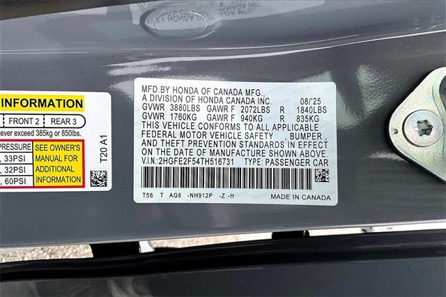 new 2026 Honda Civic car