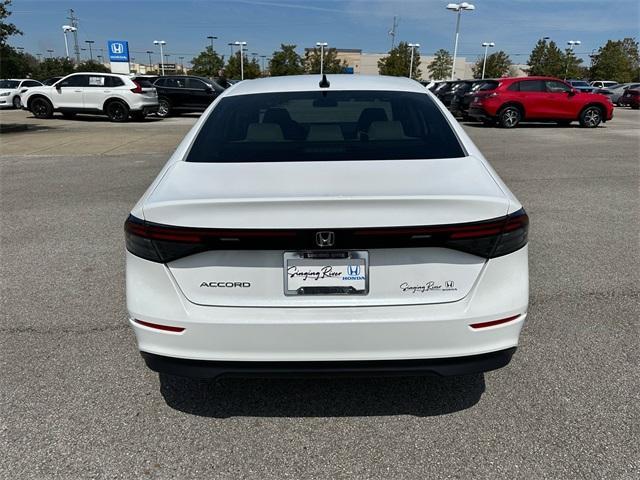 new 2025 Honda Accord car, priced at $31,665