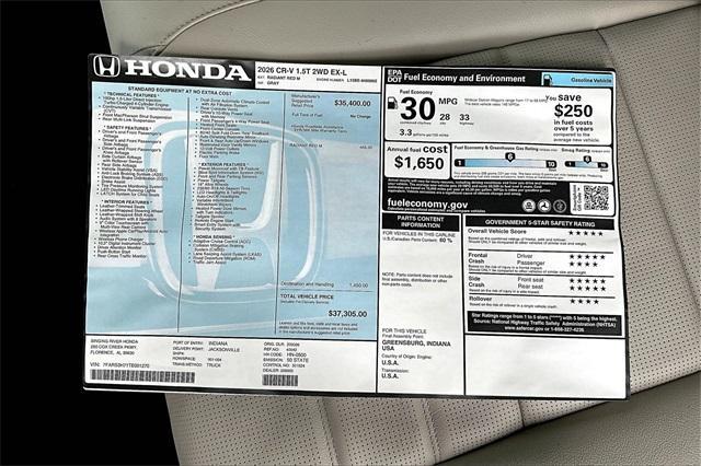 new 2026 Honda CR-V car