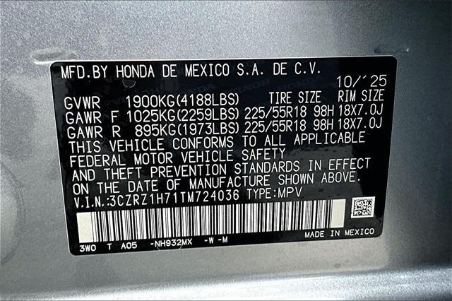 new 2026 Honda HR-V car