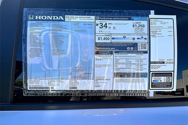 new 2026 Honda Civic car