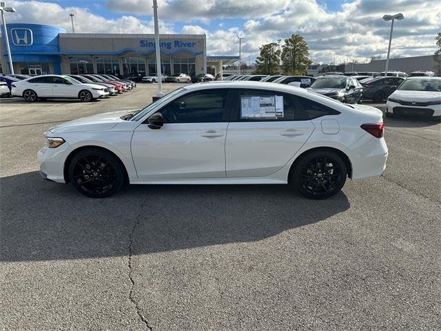 new 2025 Honda Civic Hybrid car, priced at $30,300