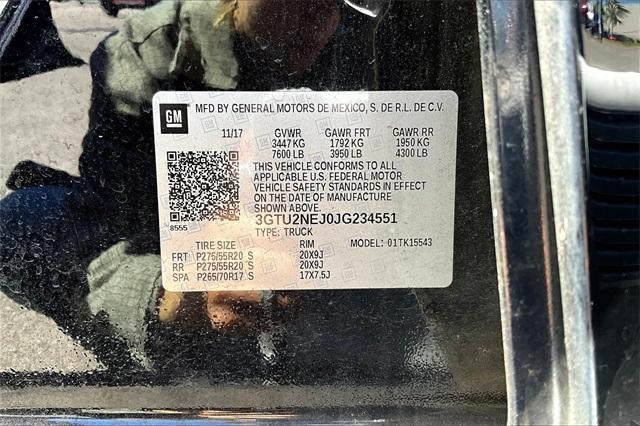 used 2018 GMC Sierra 1500 car, priced at $35,378
