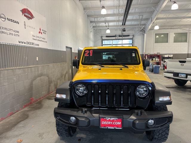 used 2021 Jeep Wrangler car, priced at $33,900