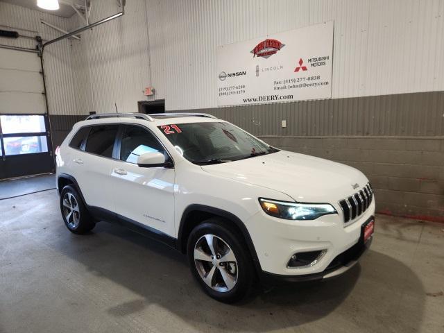 used 2021 Jeep Cherokee car, priced at $24,499