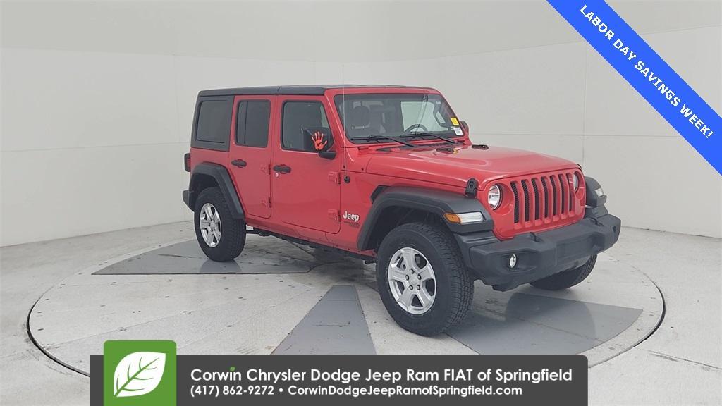 used 2021 Jeep Wrangler Unlimited car, priced at $33,500