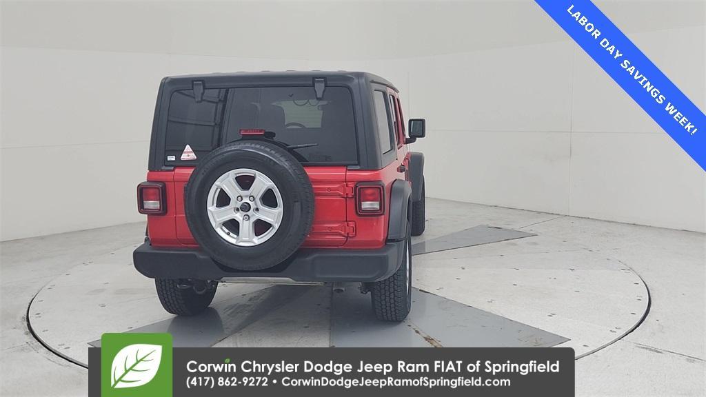 used 2021 Jeep Wrangler Unlimited car, priced at $33,500