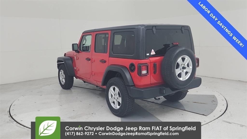 used 2021 Jeep Wrangler Unlimited car, priced at $33,500