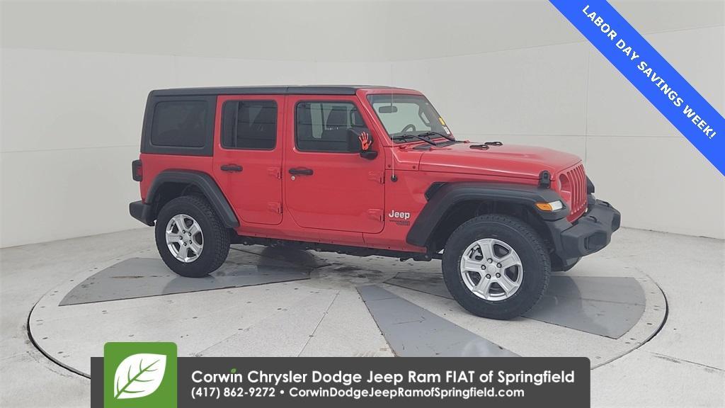 used 2021 Jeep Wrangler Unlimited car, priced at $33,500