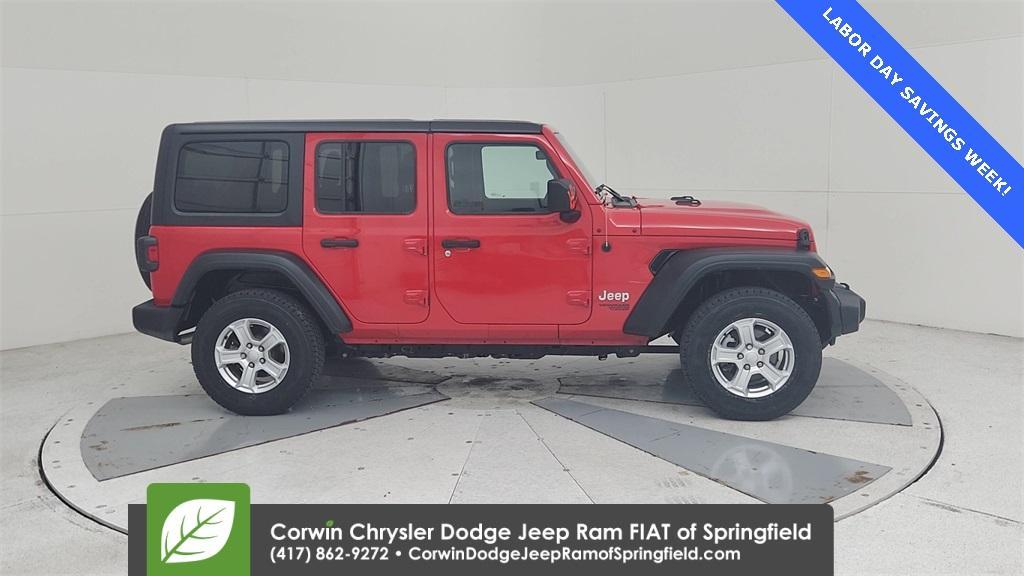 used 2021 Jeep Wrangler Unlimited car, priced at $33,500