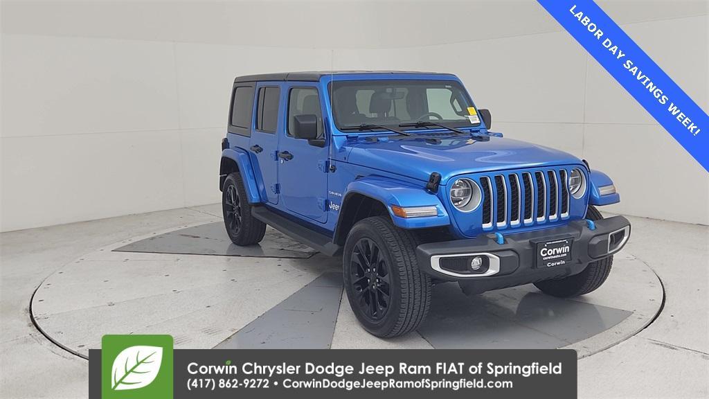 used 2022 Jeep Wrangler Unlimited 4xe car, priced at $33,498