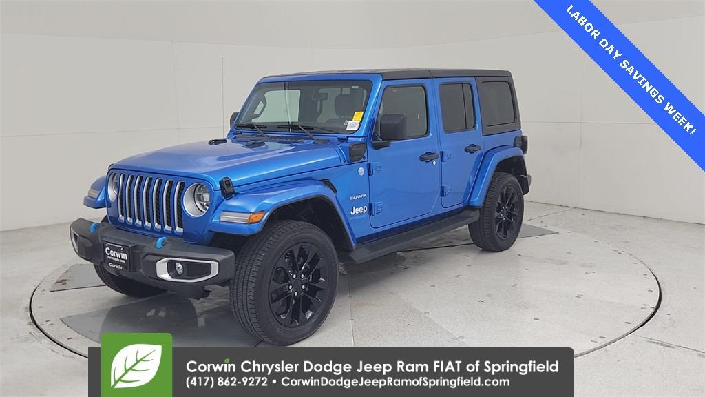 used 2022 Jeep Wrangler Unlimited 4xe car, priced at $33,498