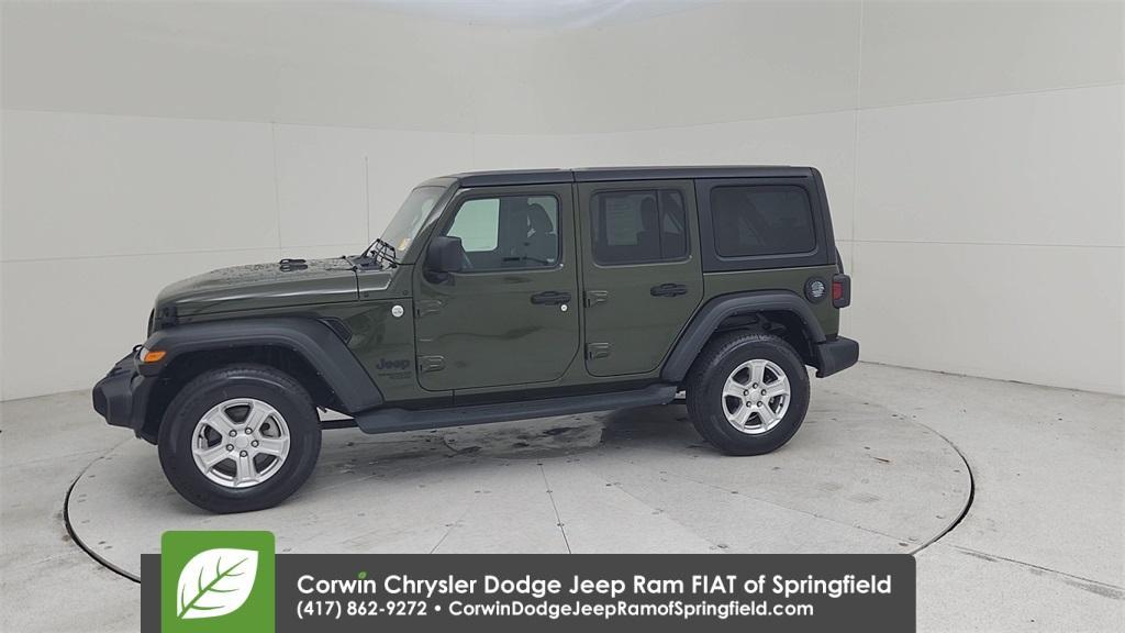 used 2021 Jeep Wrangler Unlimited car, priced at $30,339