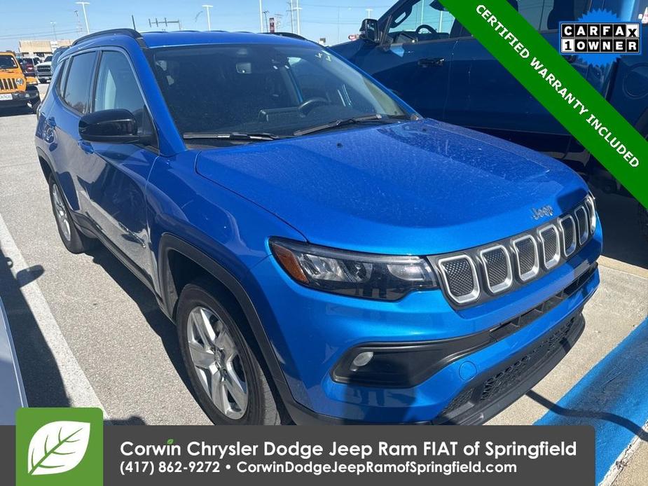 used 2022 Jeep Compass car, priced at $21,632