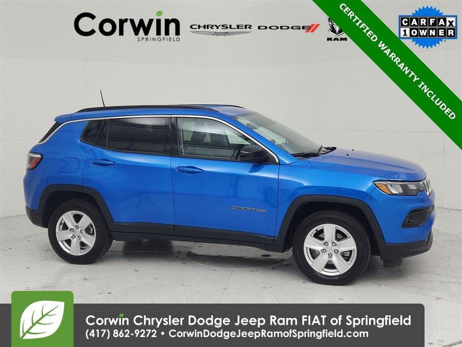 used 2022 Jeep Compass car, priced at $21,632