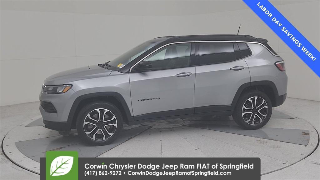 used 2023 Jeep Compass car, priced at $22,599