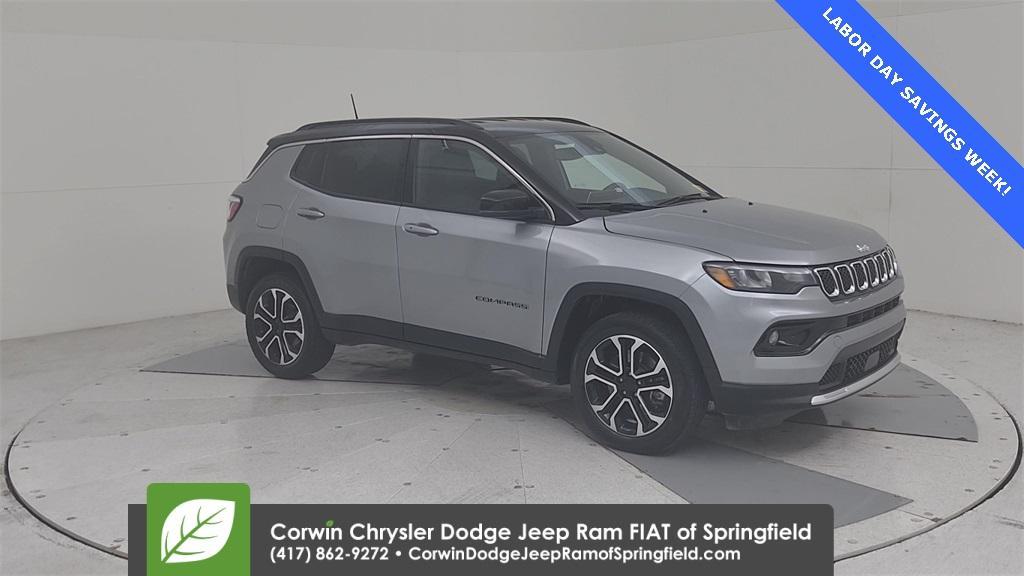 used 2023 Jeep Compass car, priced at $22,599