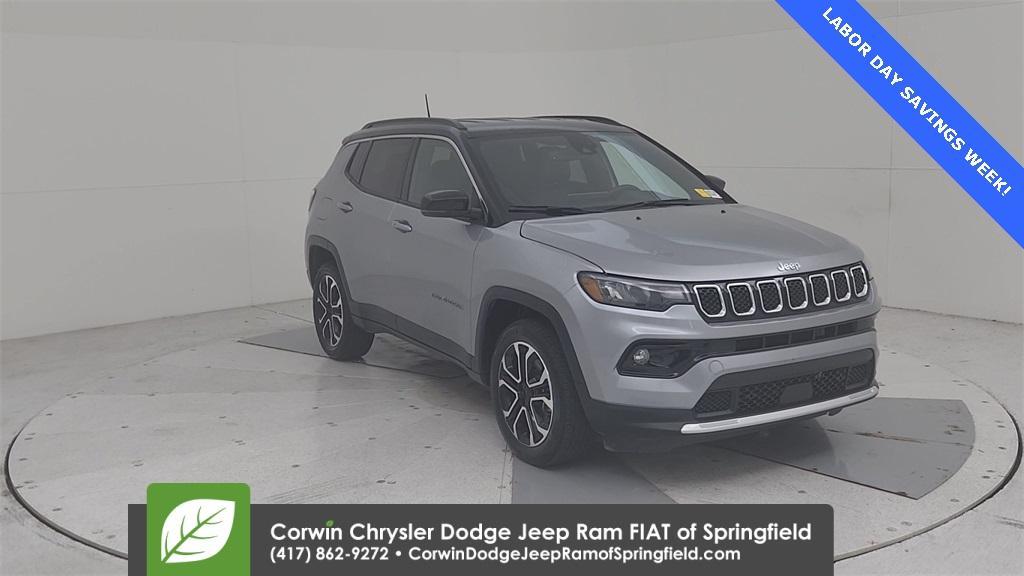 used 2023 Jeep Compass car, priced at $22,599
