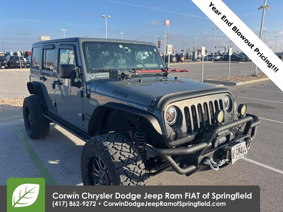 used 2015 Jeep Wrangler Unlimited car, priced at $21,883