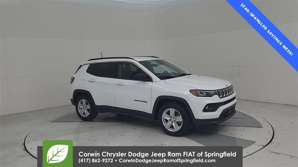 used 2022 Jeep Compass car, priced at $19,493