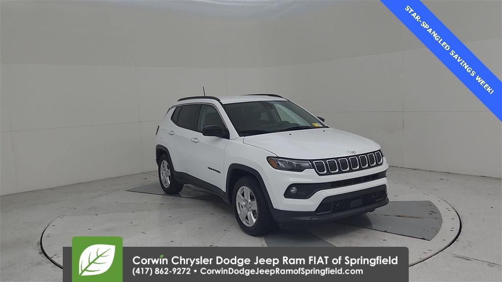 used 2022 Jeep Compass car, priced at $19,493