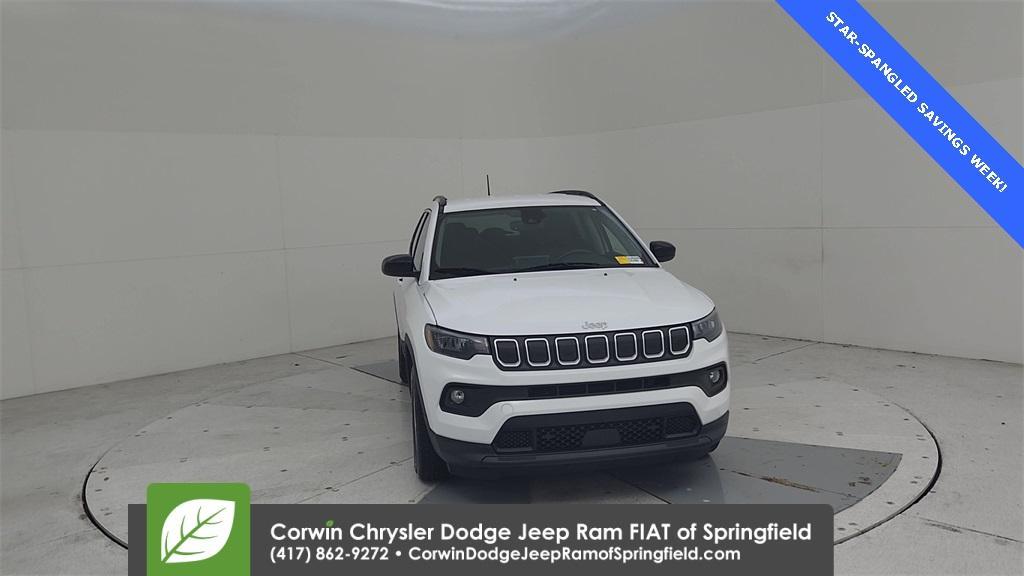 used 2022 Jeep Compass car, priced at $19,493
