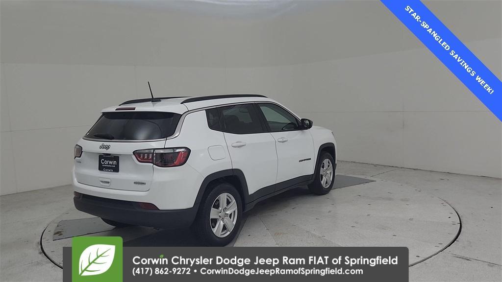 used 2022 Jeep Compass car, priced at $19,493