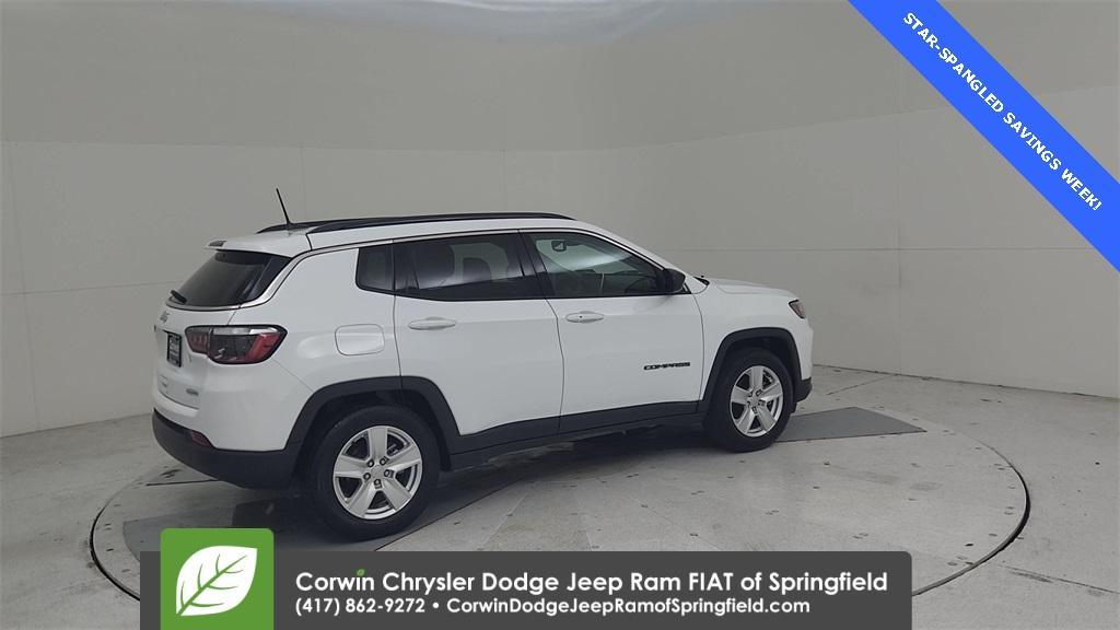 used 2022 Jeep Compass car, priced at $19,493