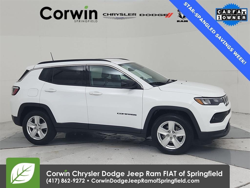 used 2022 Jeep Compass car, priced at $19,493