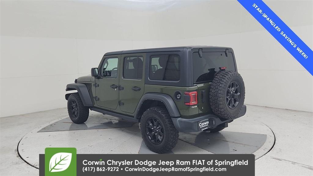 used 2021 Jeep Wrangler Unlimited car, priced at $31,227