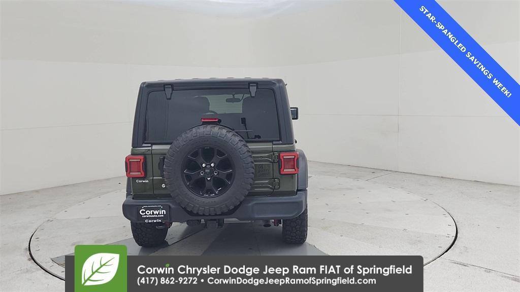 used 2021 Jeep Wrangler Unlimited car, priced at $31,227