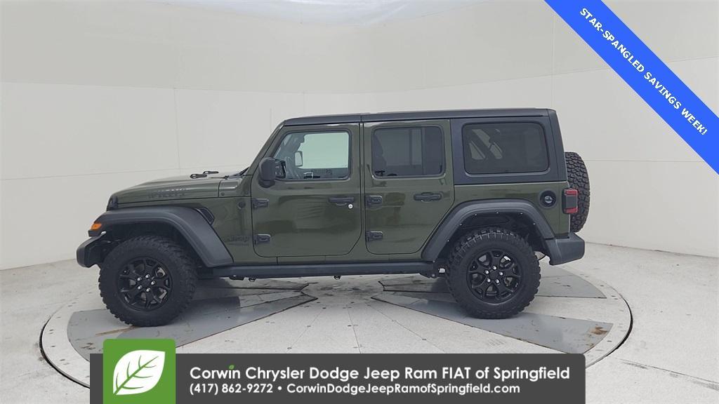 used 2021 Jeep Wrangler Unlimited car, priced at $31,227
