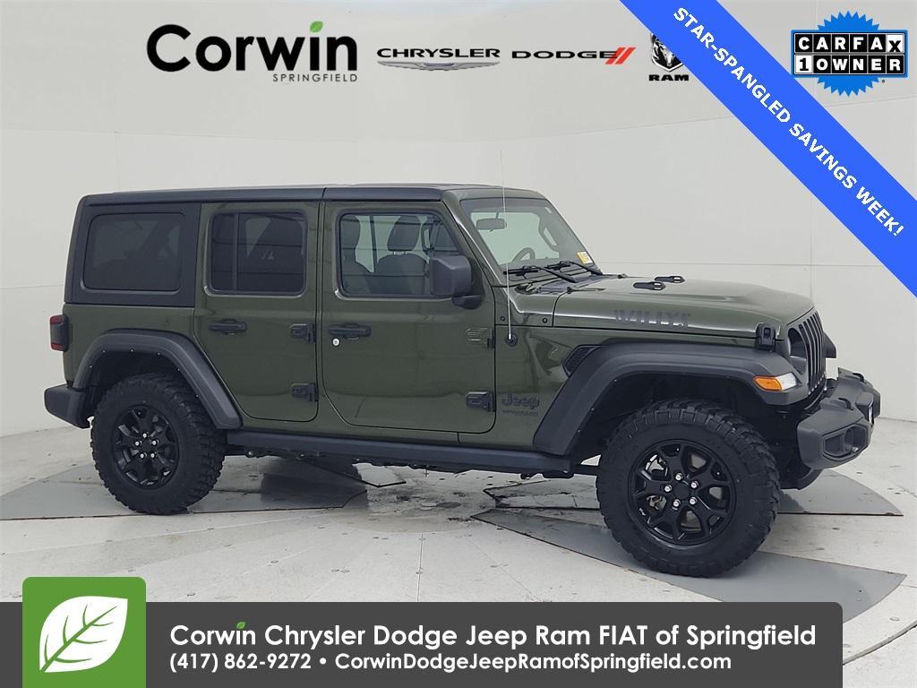 used 2021 Jeep Wrangler Unlimited car, priced at $31,797
