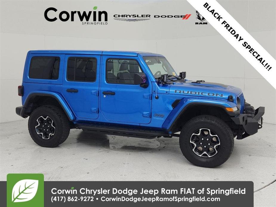 used 2021 Jeep Wrangler Unlimited 4xe car, priced at $35,487