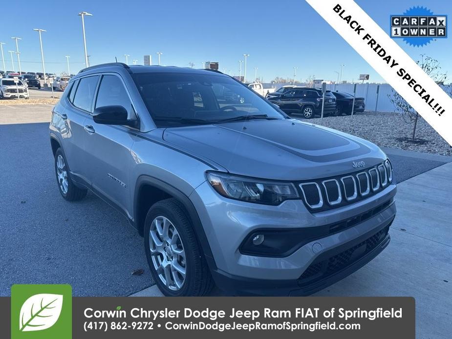 used 2022 Jeep Compass car, priced at $22,366