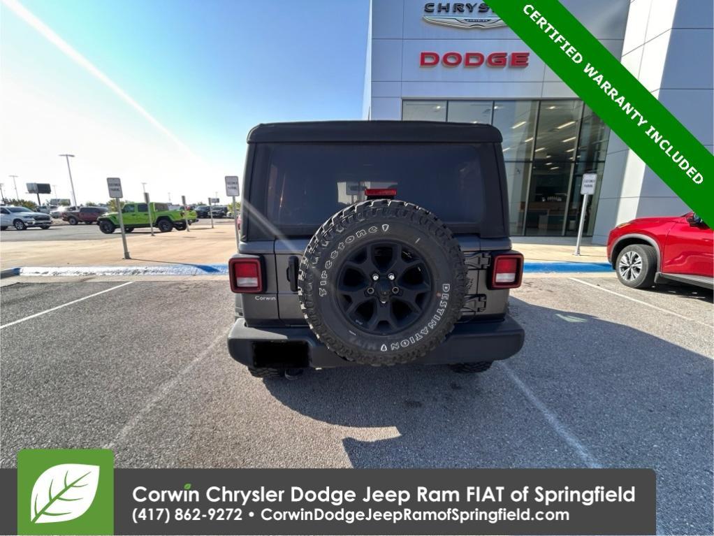 used 2021 Jeep Wrangler Unlimited car, priced at $30,549