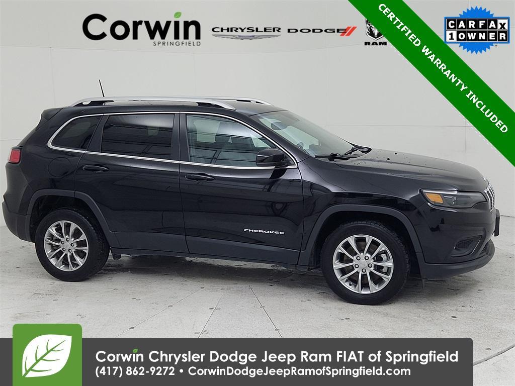 used 2021 Jeep Cherokee car, priced at $19,797