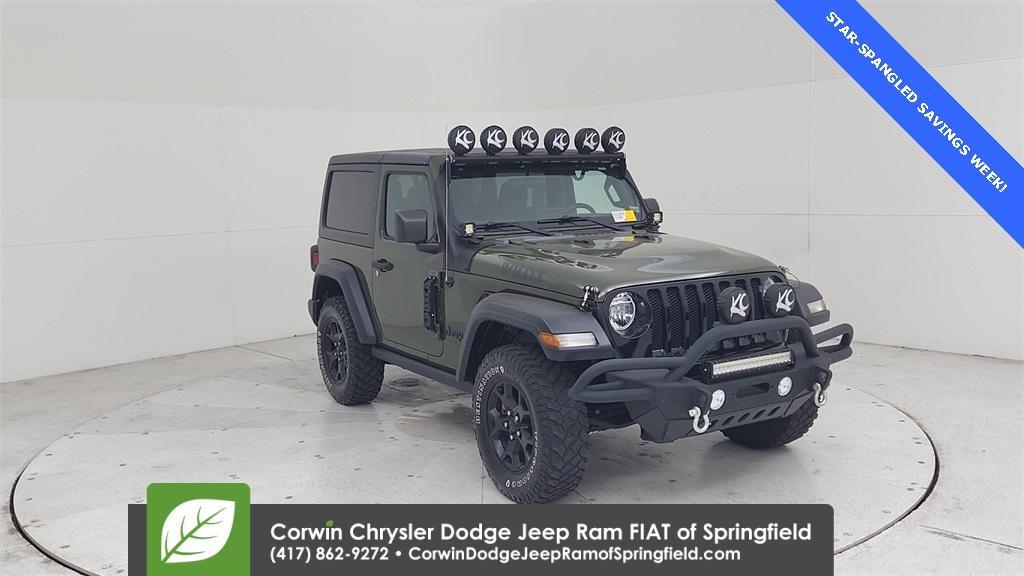 used 2020 Jeep Wrangler car, priced at $27,500