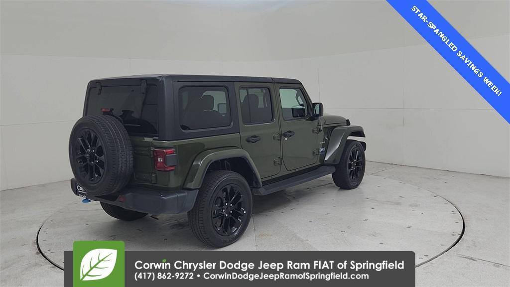 used 2022 Jeep Wrangler Unlimited 4xe car, priced at $28,500