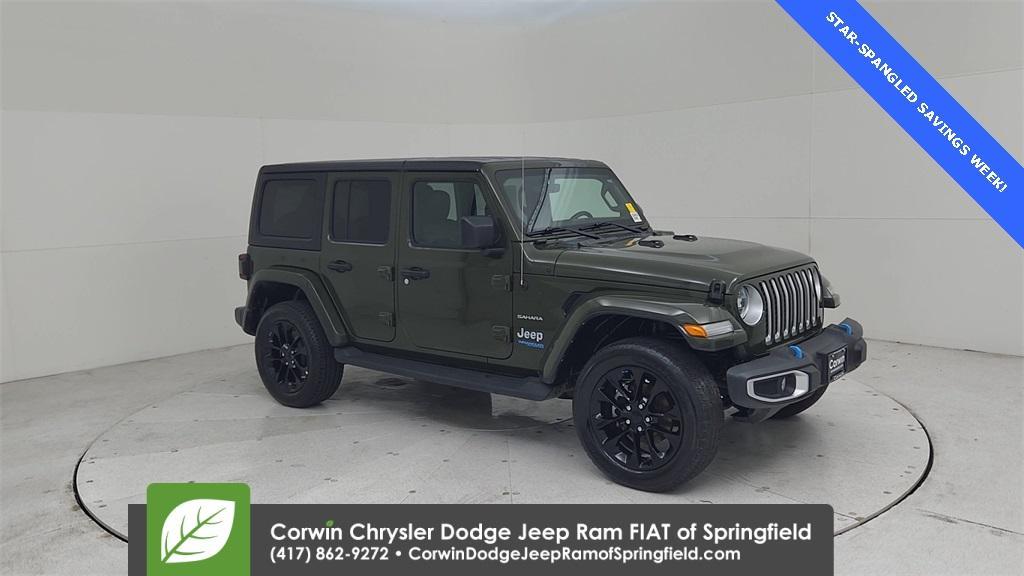 used 2022 Jeep Wrangler Unlimited 4xe car, priced at $28,500