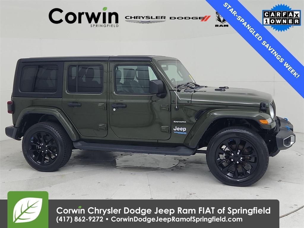 used 2022 Jeep Wrangler Unlimited 4xe car, priced at $28,803