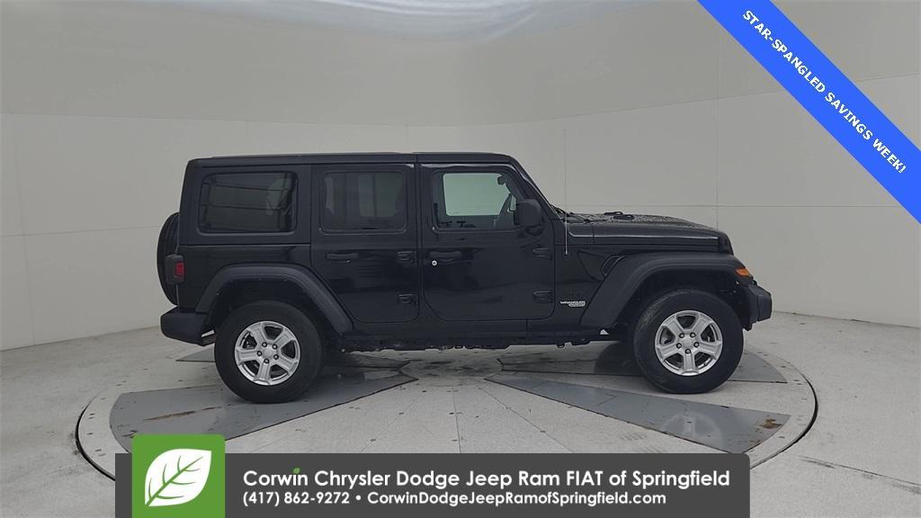 used 2021 Jeep Wrangler Unlimited car, priced at $30,615