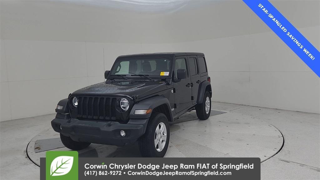used 2021 Jeep Wrangler Unlimited car, priced at $30,615